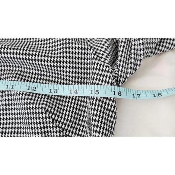 Express Black and White Houndstooth Long Sleeve Romper Size 2 NWT - Picture 6 of 10